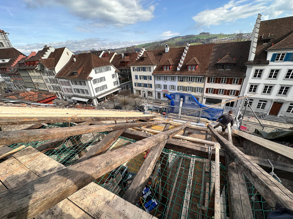 Neubau Dachsanierung Wohnhaus Oberstadt in Sursee